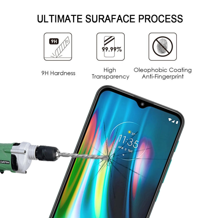 For Motorola Moto G9 (India) 25 PCS Full Glue Full Screen Tempered Glass Film