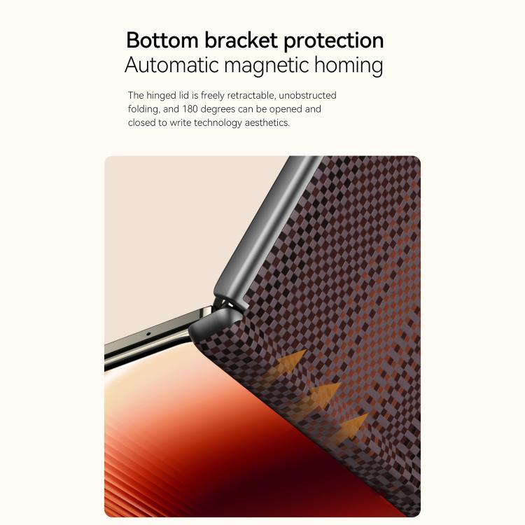For Huawei Pura X Max SULADA Kevlar Woven Texture Magnetic Leather Phone Case