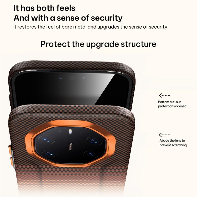 For Huawei Mate 80 RS Ultimate SULADA Kevlar Woven Texture Magnetic Leather Phone Case