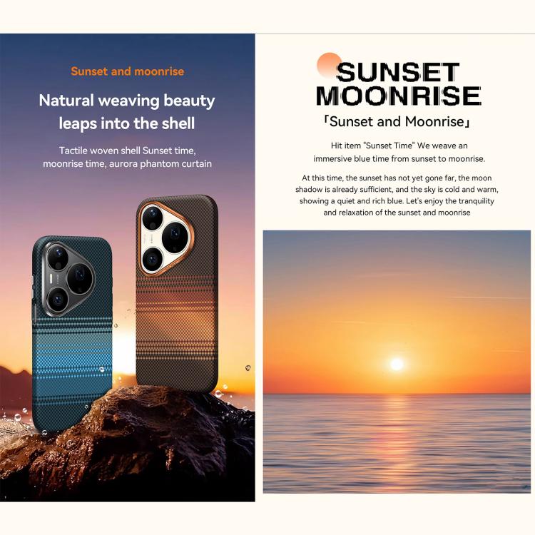 For Huawei Pura 90 Pro 5G SULADA Kevlar Woven Texture Magnetic Leather Phone Case
