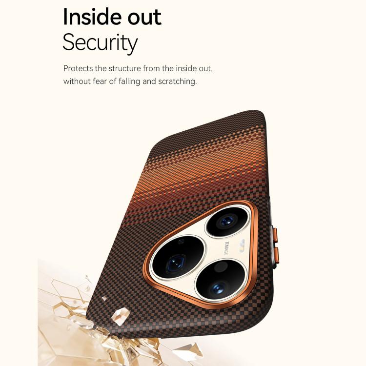 For Huawei Pura 90 Pro 5G SULADA Kevlar Woven Texture Magnetic Leather Phone Case