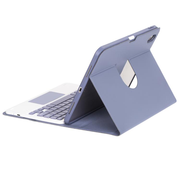For iPad Pro 11 2025 / 2024 360-degree Rotation Bluetooth Keyboard Leather Tablet Case with Touchpad