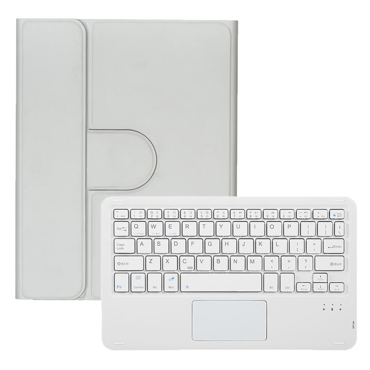 For iPad Pro 11 2025 / 2024 360-degree Rotation Bluetooth Keyboard Leather Tablet Case with Touchpad