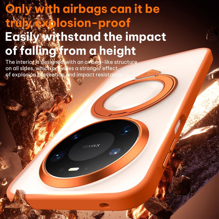 For Huawei Mate 80 Pro Max SULADA 360 Degree Rotation Holder Frosted Magnetic Phone Case