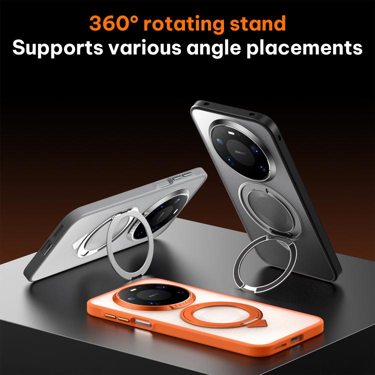 For Huawei Mate 80 / Mate 80 Pro SULADA 360 Degree Rotation Holder Frosted Magnetic Phone Case