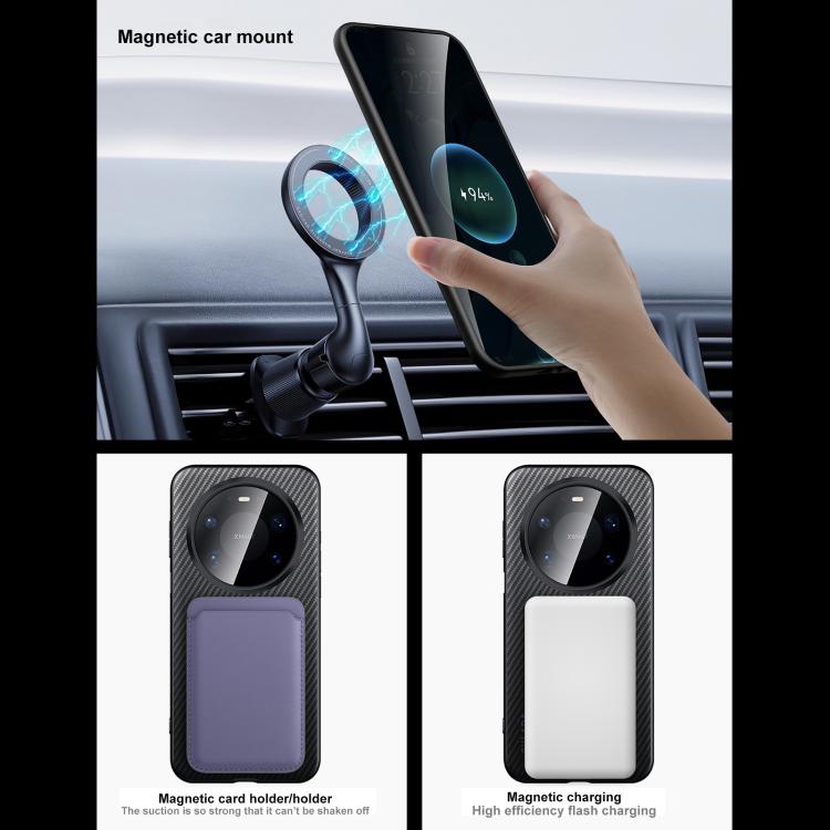 For Huawei Mate 80 Pro Max SULADA 600D Kevlar Texture PC Shockproof Phone Case