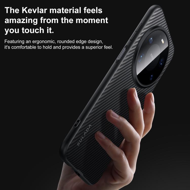 For Huawei Mate 80 Pro Max SULADA 600D Kevlar Texture PC Shockproof Phone Case