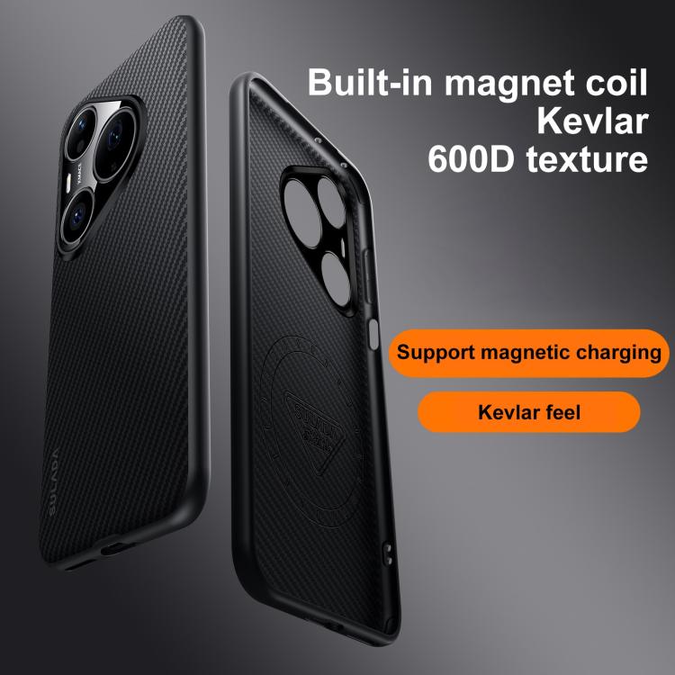For Huawei Pura 80 Pro 5G SULADA 600D Kevlar Texture PC Shockproof Phone Case