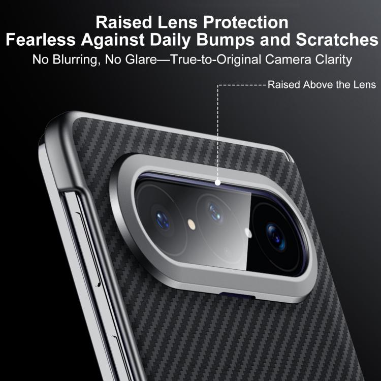For Huawei Pura X Max SULADA 600D Kevlar Texture PC Shockproof Phone Case