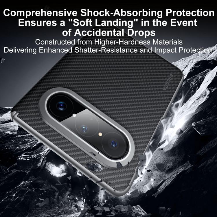 For Huawei Pura X Max SULADA 600D Kevlar Texture PC Shockproof Phone Case