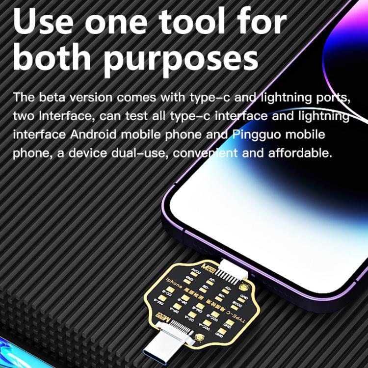 MaAnt Non-Remove Phone Tail Plug Charging Fault Test Board for iPhone / Android