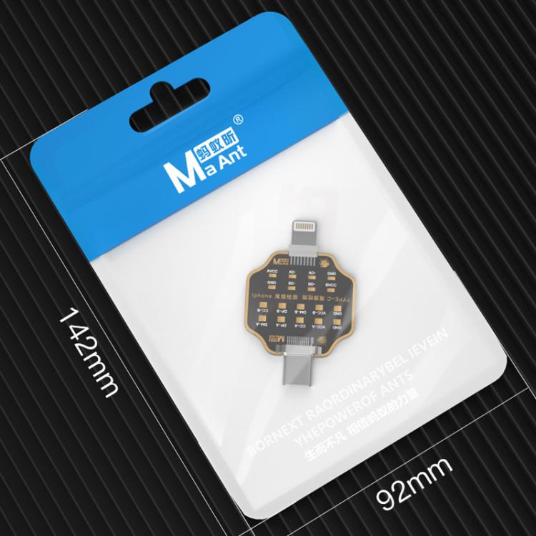 MaAnt Non-Remove Phone Tail Plug Charging Fault Test Board for iPhone / Android