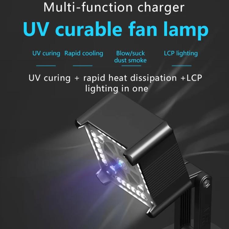 MaAnt M066 3W Multi-function Rechargeable UV Curing Cooling Fan