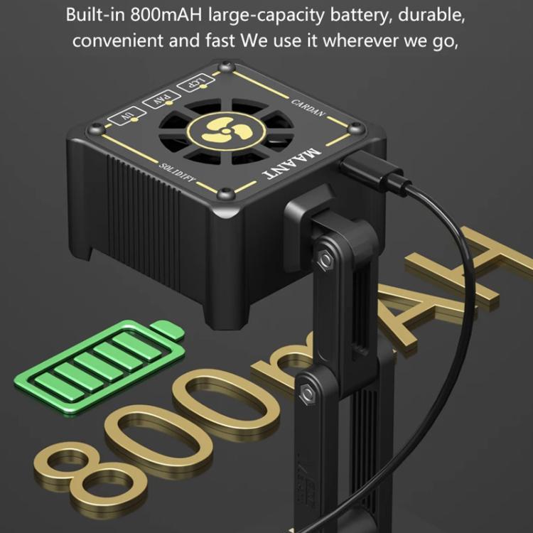 MaAnt M066 3W Multi-function Rechargeable UV Curing Cooling Fan