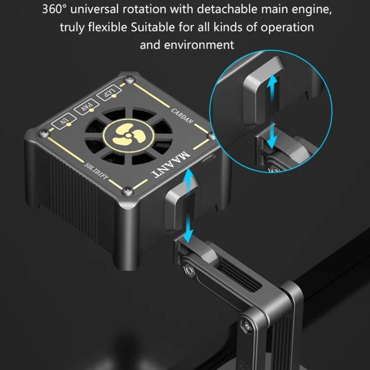 MaAnt M066 3W Multi-function Rechargeable UV Curing Cooling Fan