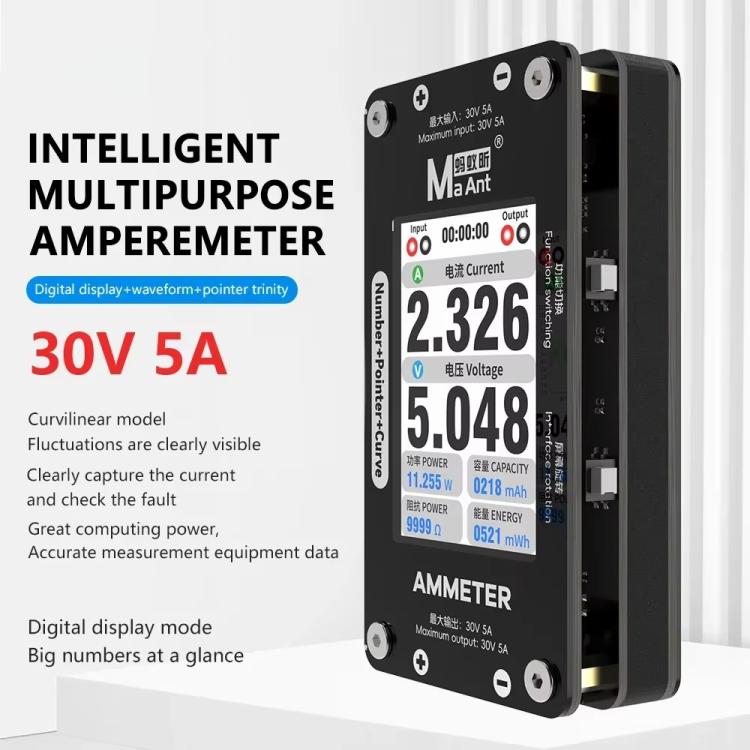 MaAnt DL-02 Intelligent Number Pointer Curve Ammeter