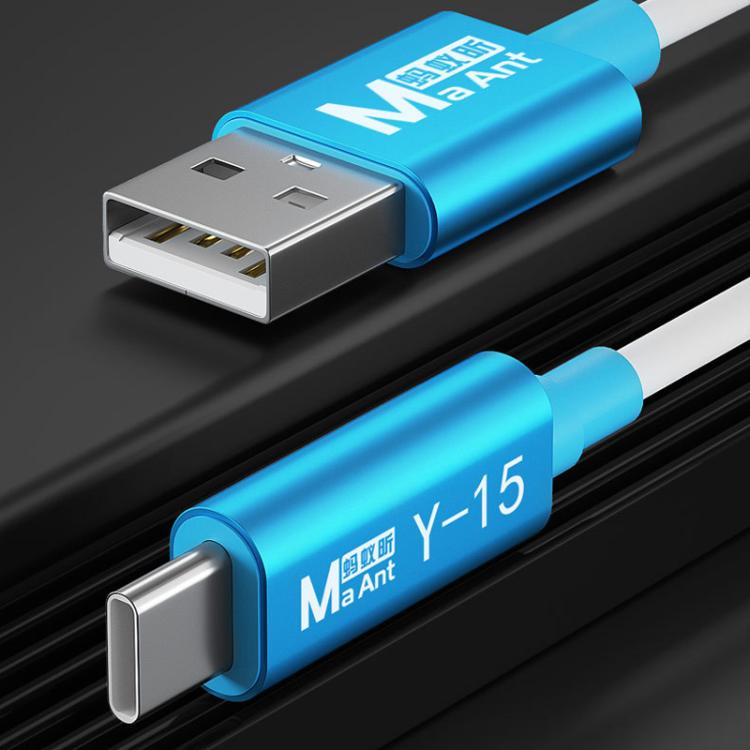 MaAnt Y-15 USB to Type-C Charging Restore Data Transmission Cable for iPhone / iPad