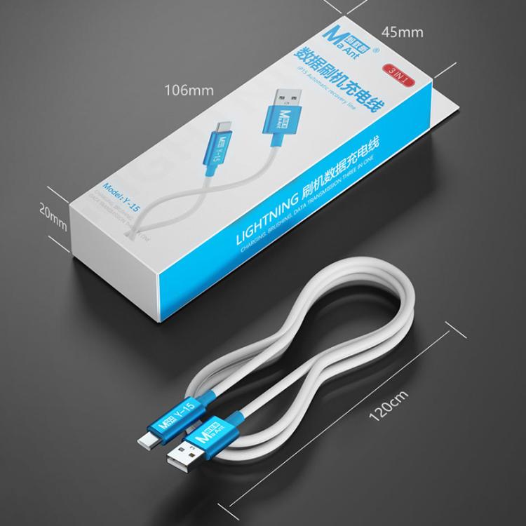 MaAnt Y-15 USB to Type-C Charging Restore Data Transmission Cable for iPhone / iPad
