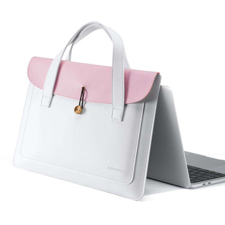 DUX DUCIS AURA Series Vegan Leather Laptop Handbag For 15-16 inch