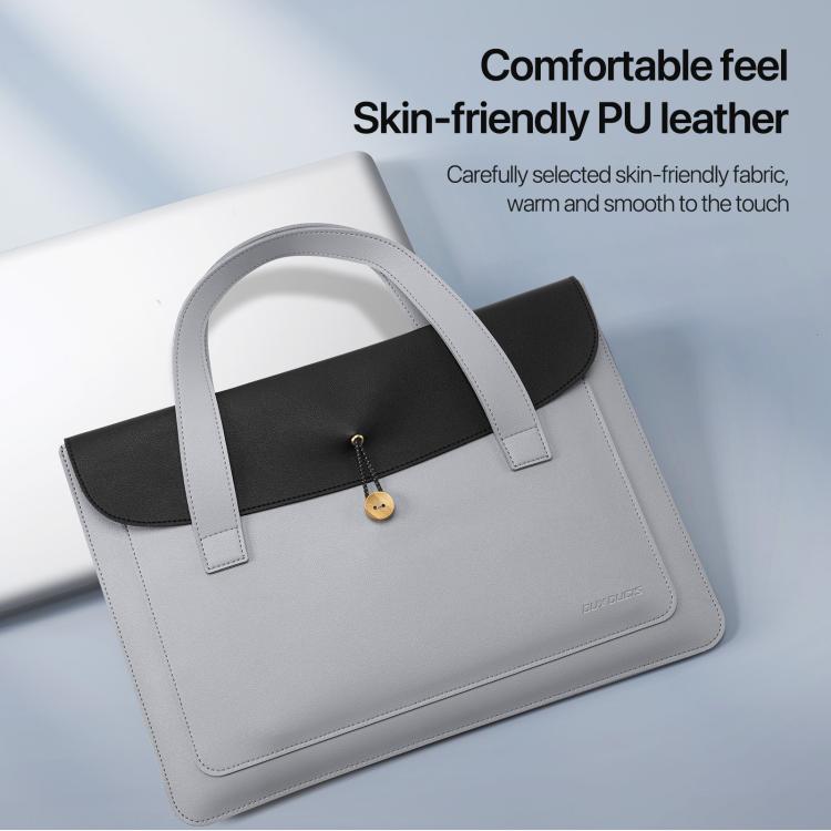 DUX DUCIS AURA Series Vegan Leather Laptop Handbag For 15-16 inch
