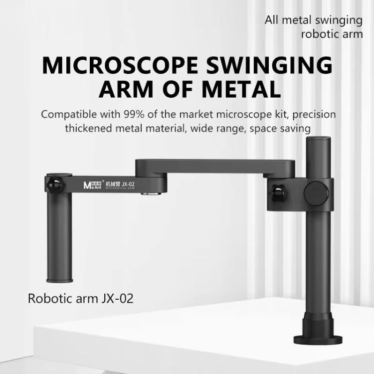 MaAnt JX-02 Robotic Arm 360 Rotating Metal Microscope Swinging Arm