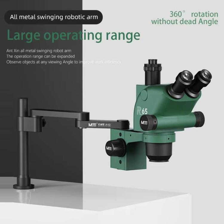 MaAnt JX-02 Robotic Arm 360 Rotating Metal Microscope Swinging Arm