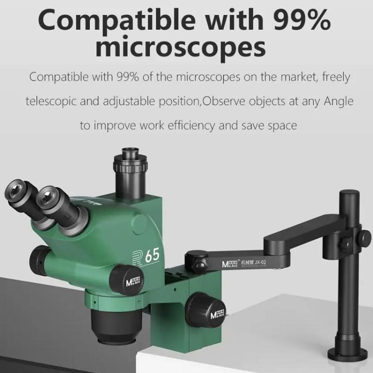 MaAnt JX-02 Robotic Arm 360 Rotating Metal Microscope Swinging Arm