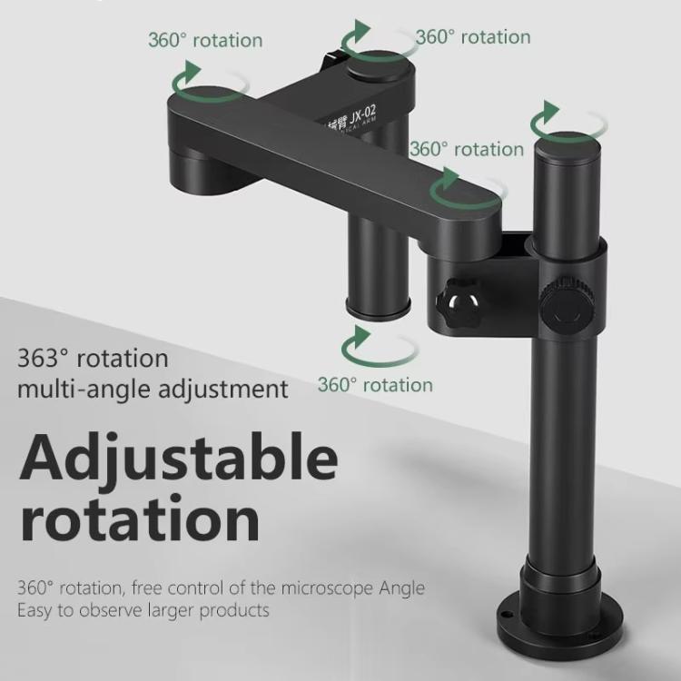 MaAnt JX-02 Robotic Arm 360 Rotating Metal Microscope Swinging Arm