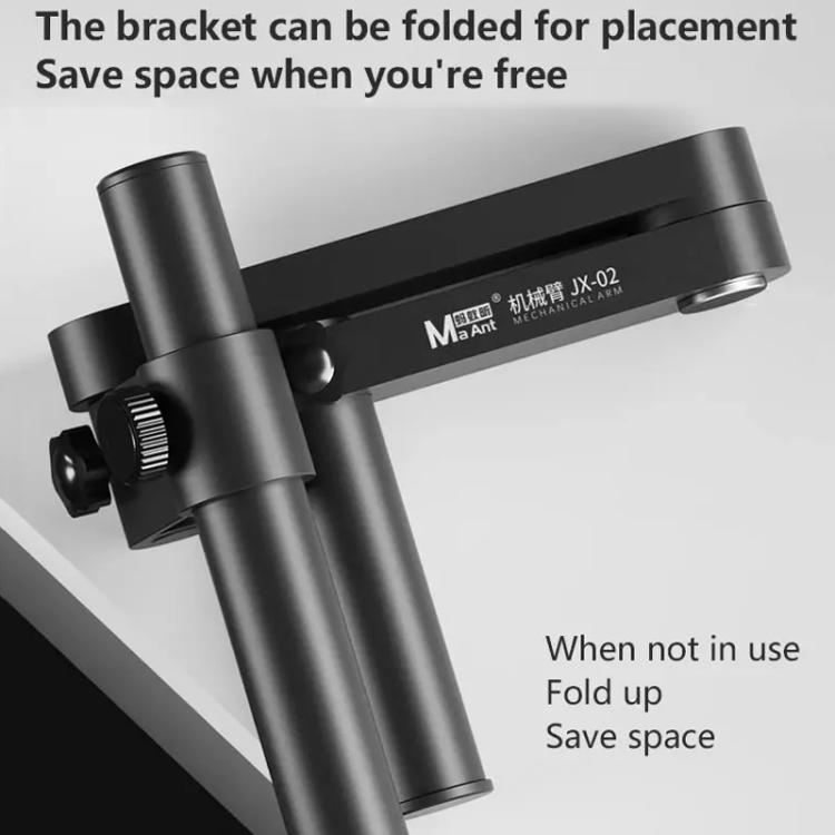 MaAnt JX-02 Robotic Arm 360 Rotating Metal Microscope Swinging Arm