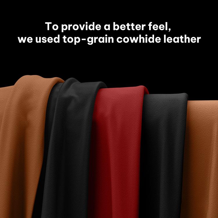 For Huawei Mate X7 SULADA Frameless Top Layer Cowhide Leather Hybrid PC Phone Case