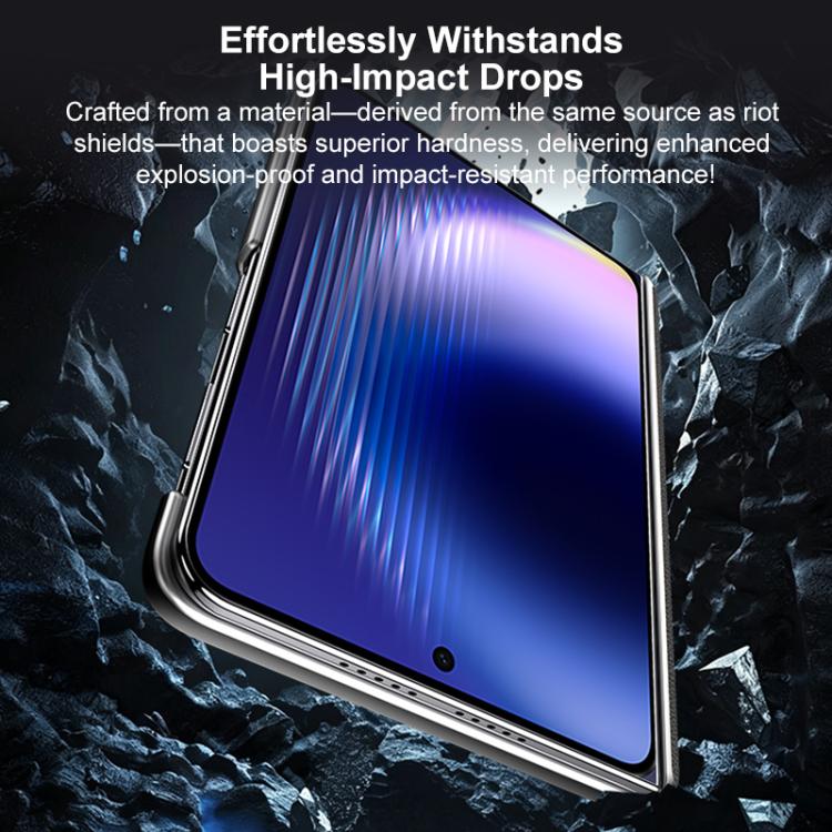 For Huawei Pura X Max SULADA Frameless Top Layer Cowhide Leather Hybrid PC Phone Case