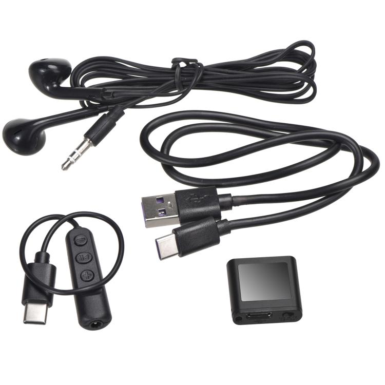 S07 HD Noise Reduction Voice Recorder Portable MP3 Player, Memory:8GB - Black