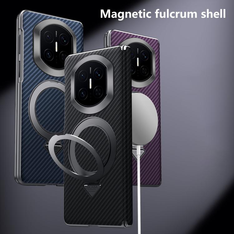 For Huawei Mate X7 SULADA Kevlar Texture MagSafe Magnetic Holder Phone Case