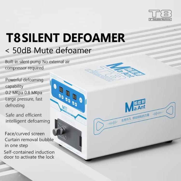 MaAnt T8 8 inch Screen Laminating & Defoaming Machine with Built-in Quiet Vacuum Pump, Plug:US Plug
