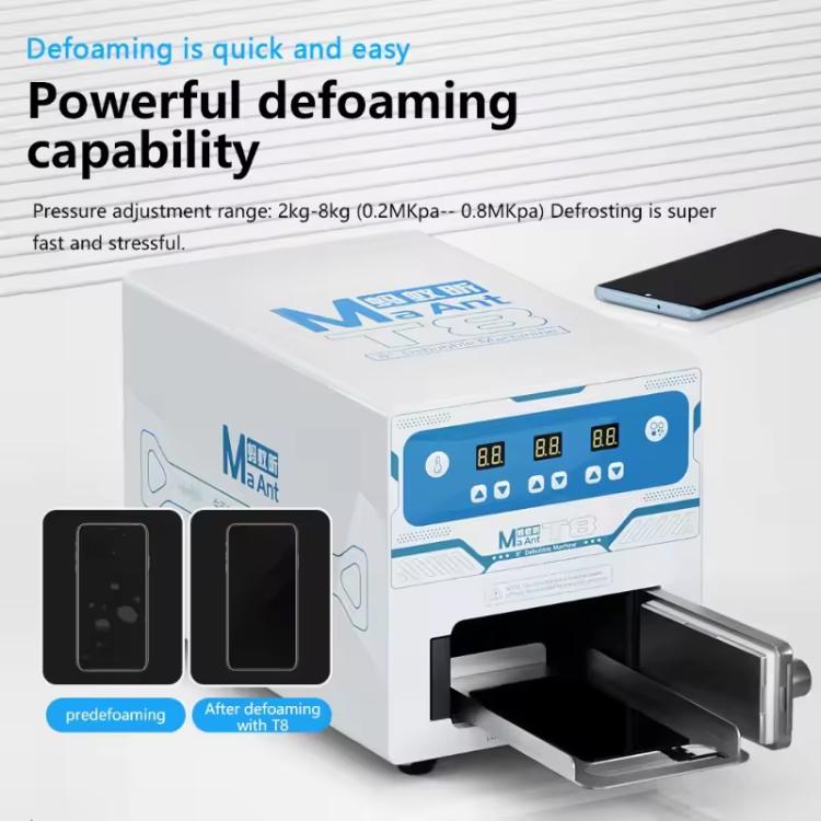 MaAnt T8 8 inch Screen Laminating & Defoaming Machine with Built-in Quiet Vacuum Pump, Plug:US Plug