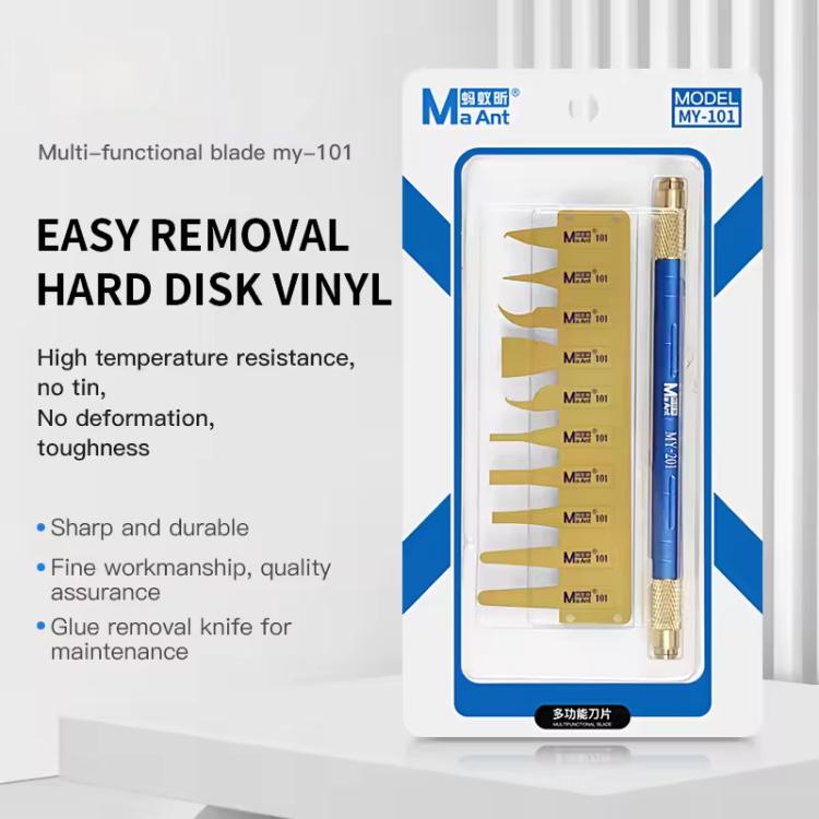 MaAnt MY-101 Ultra Thin Stainless Steel Remove Glue Blade Set