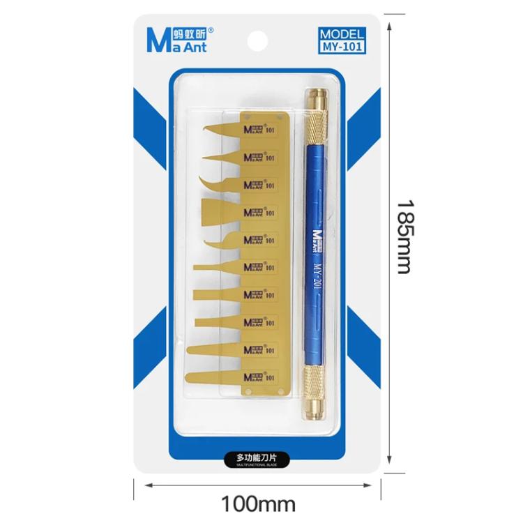 MaAnt MY-101 Ultra Thin Stainless Steel Remove Glue Blade Set