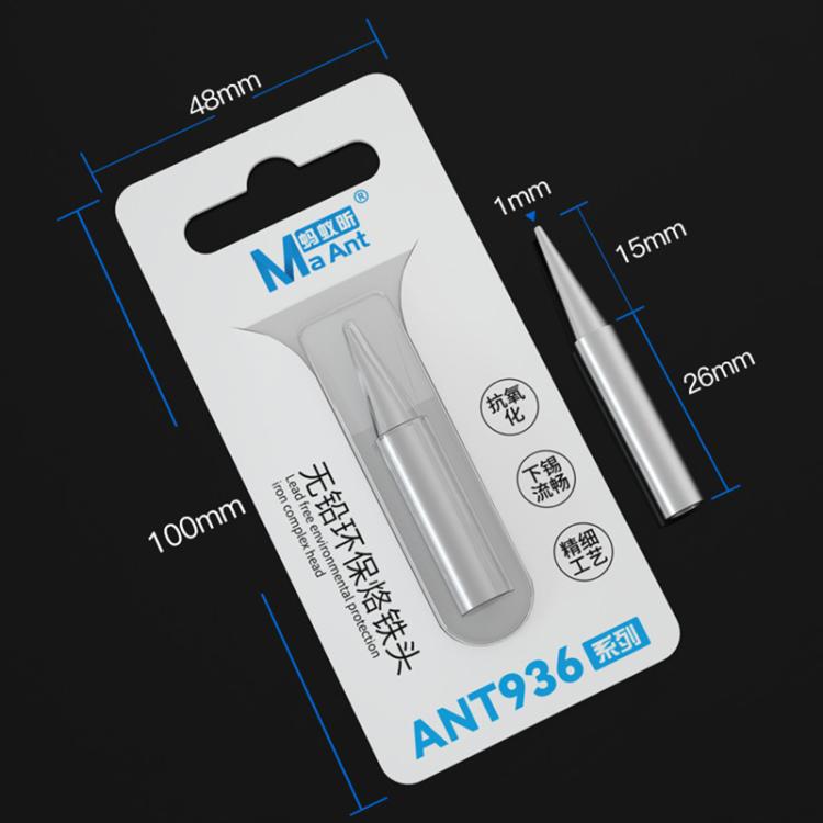 MaAnt ANT936 Series Lead-free Environmental Protection Universal Soldering Iron Tips, Model:5C