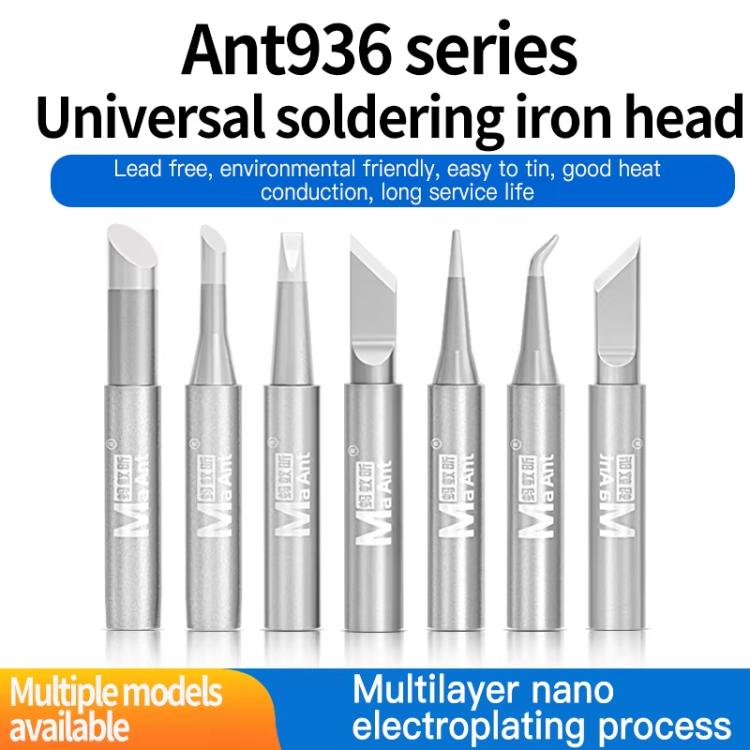 MaAnt ANT936 Series Lead-free Environmental Protection Universal Soldering Iron Tips, Model:1.2D