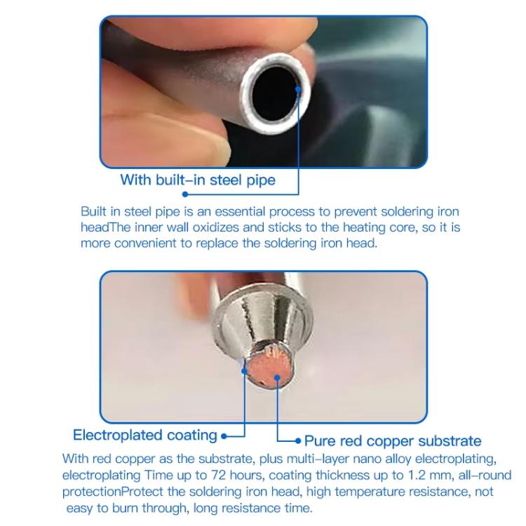 MaAnt ANT936 Series Lead-free Environmental Protection Universal Soldering Iron Tips, Model:B