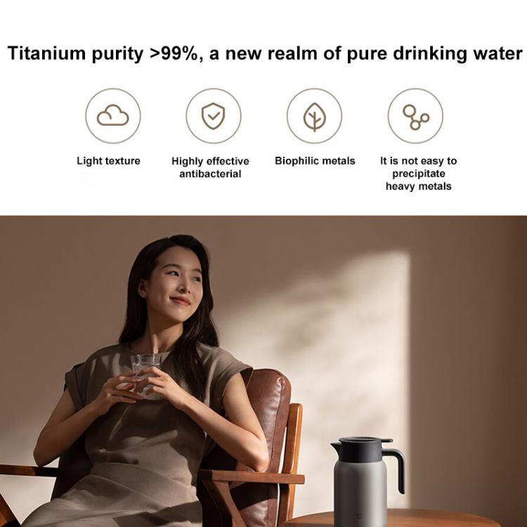 Xiaomi Mijia 1.2L Titanium Thermos Flask - Grey