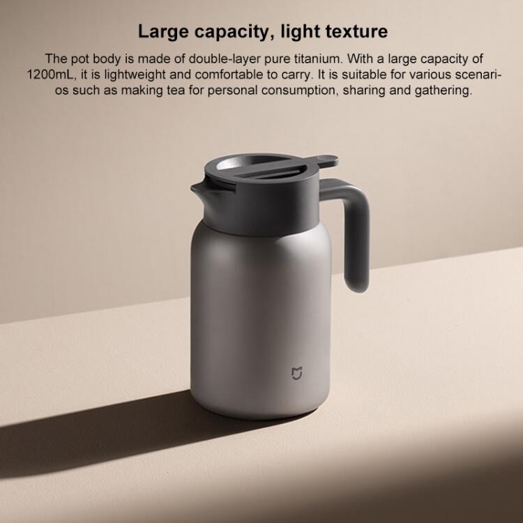 Xiaomi Mijia 1.2L Titanium Thermos Flask - Grey