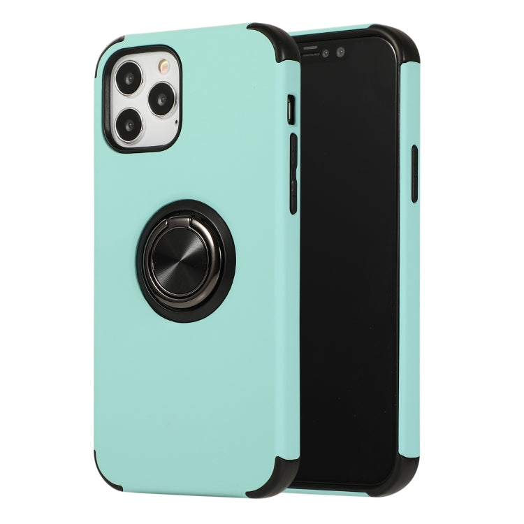 For iPhone 12 mini Cool Series Shockproof TPU + PC Protective Case with Invisible Ring Holder