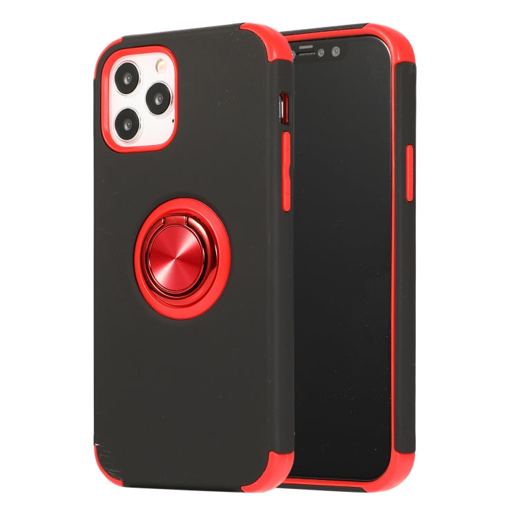 For iPhone 12 / 12 Pro Cool Series Shockproof TPU + PC Protective Case with Invisible Ring Holder