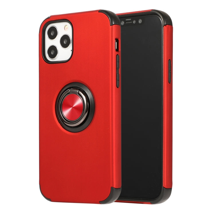 For iPhone 12 / 12 Pro Cool Series Shockproof TPU + PC Protective Case with Invisible Ring Holder