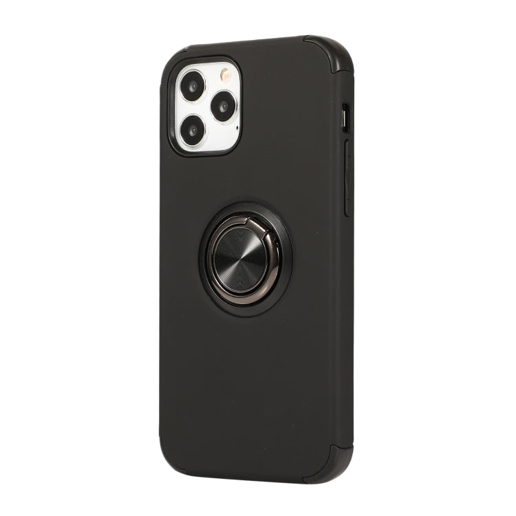 For iPhone 12 / 12 Pro Cool Series Shockproof TPU + PC Protective Case with Invisible Ring Holder