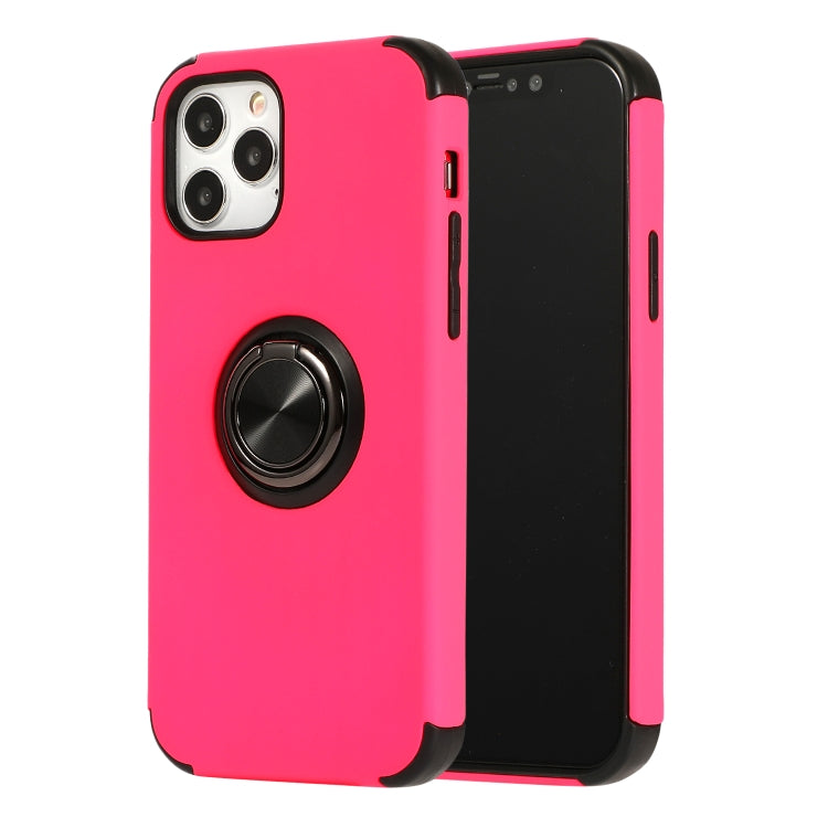 For iPhone 12 / 12 Pro Cool Series Shockproof TPU + PC Protective Case with Invisible Ring Holder