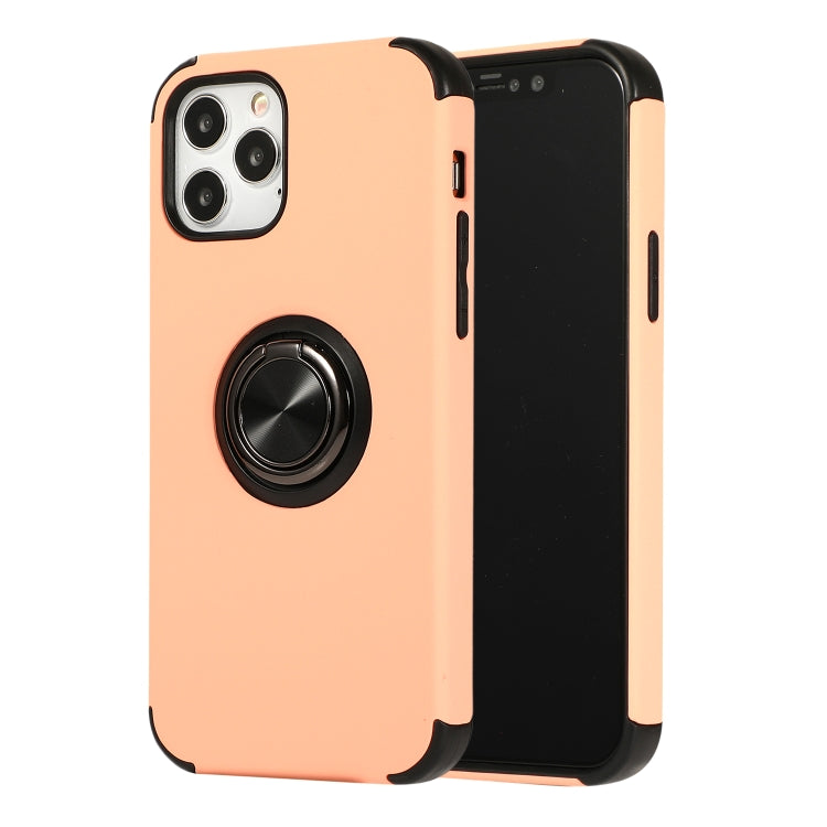 For iPhone 12 / 12 Pro Cool Series Shockproof TPU + PC Protective Case with Invisible Ring Holder