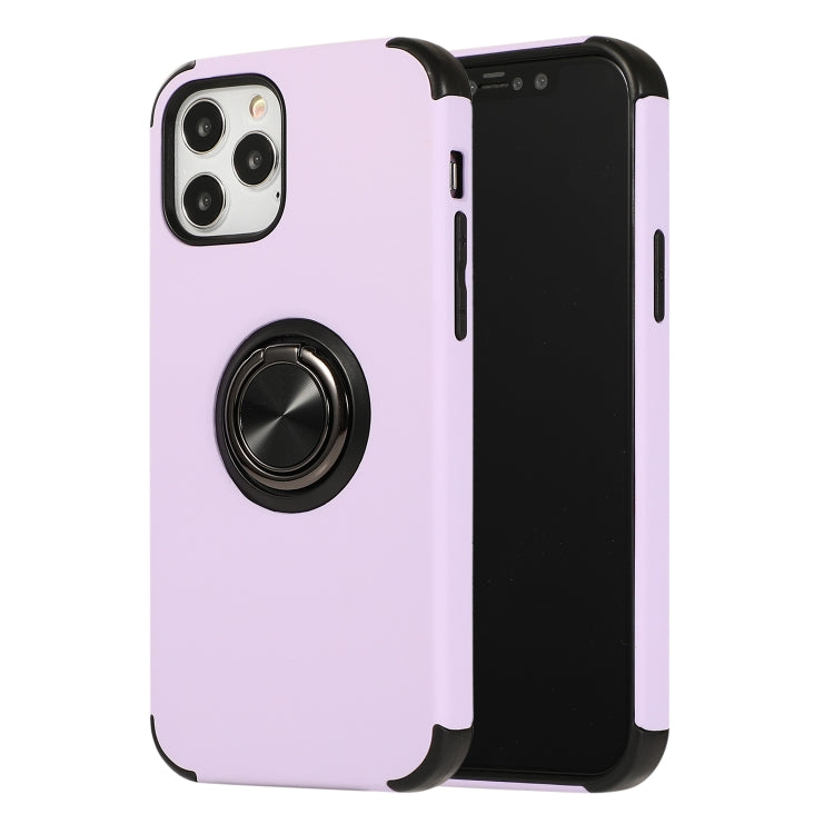 For iPhone 12 / 12 Pro Cool Series Shockproof TPU + PC Protective Case with Invisible Ring Holder