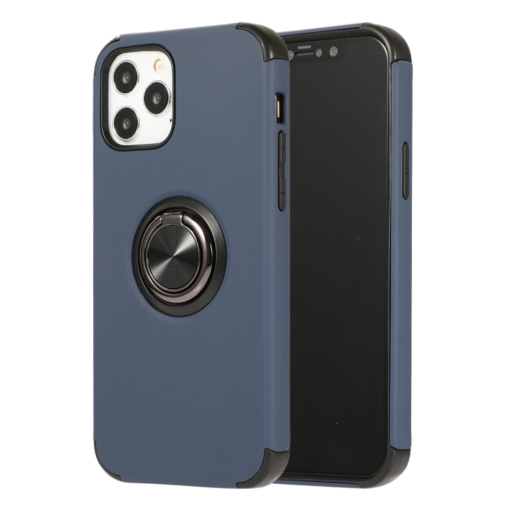 For iPhone 12 Pro Max Cool Series Shockproof TPU + PC Protective Case with Invisible Ring Holder